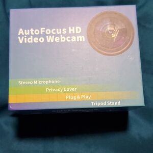 HD Webcam with Built-in Microphone